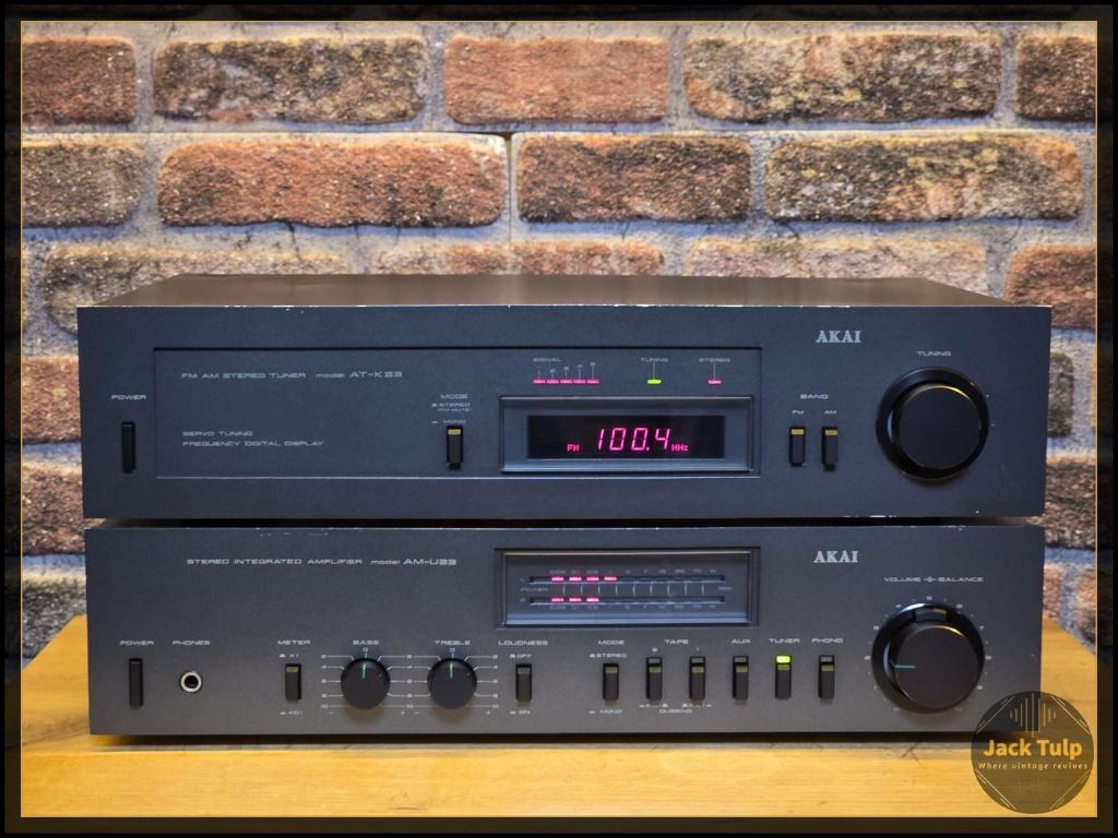 Akai AM-U33 + AT-K33 Set (26201010336), ., Tuner of Radio, Ophalen of Verzenden, .