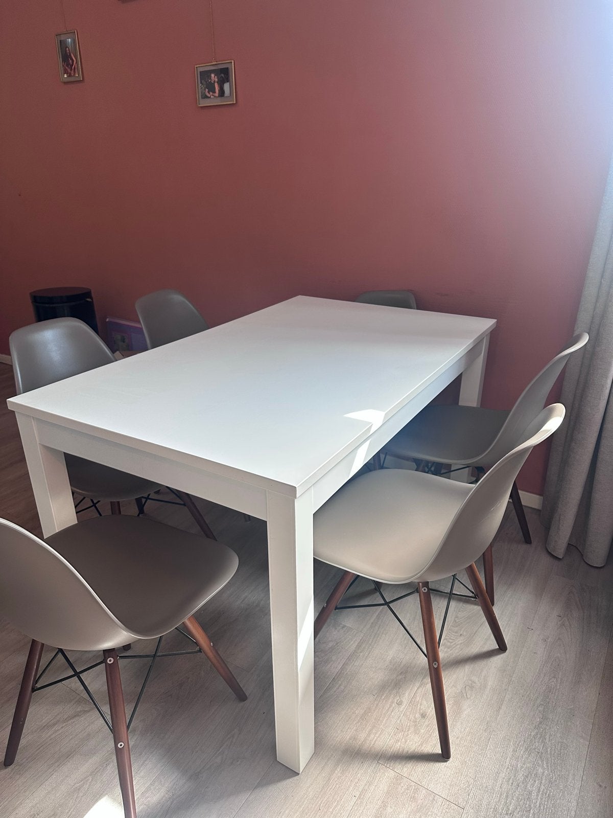 IKEA NÄSINGE Uitschuifbare Tafel Wit - Zo goed als nieuw, Ophalen, 100 tot 150 cm, 50 tot 100 cm, Zo goed als nieuw