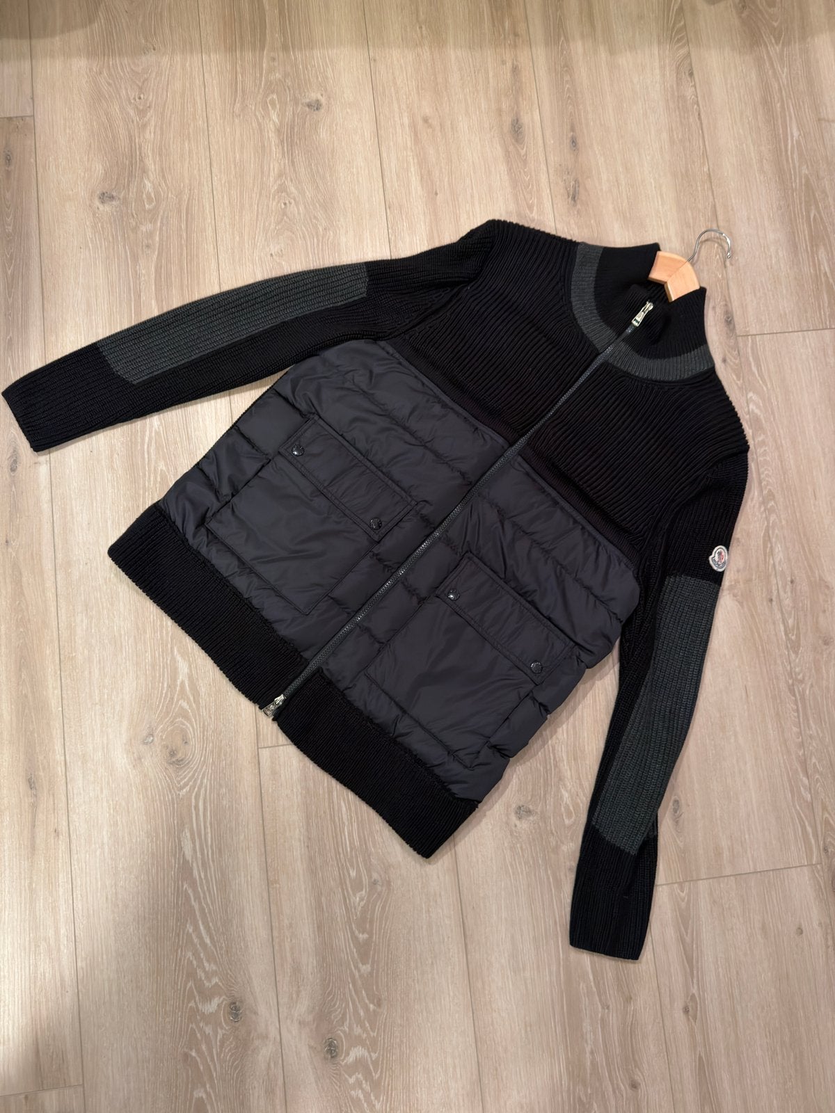 Moncler vest, Ophalen, Nieuw, Maat 56/58 (XL), Zwart