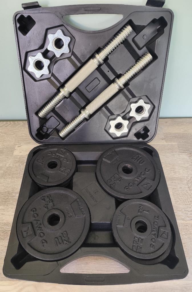 Dumbbellset 20 kg, Sport en Fitness, Fitnessmaterialen, Ophalen, Zo goed als nieuw, Dumbbell