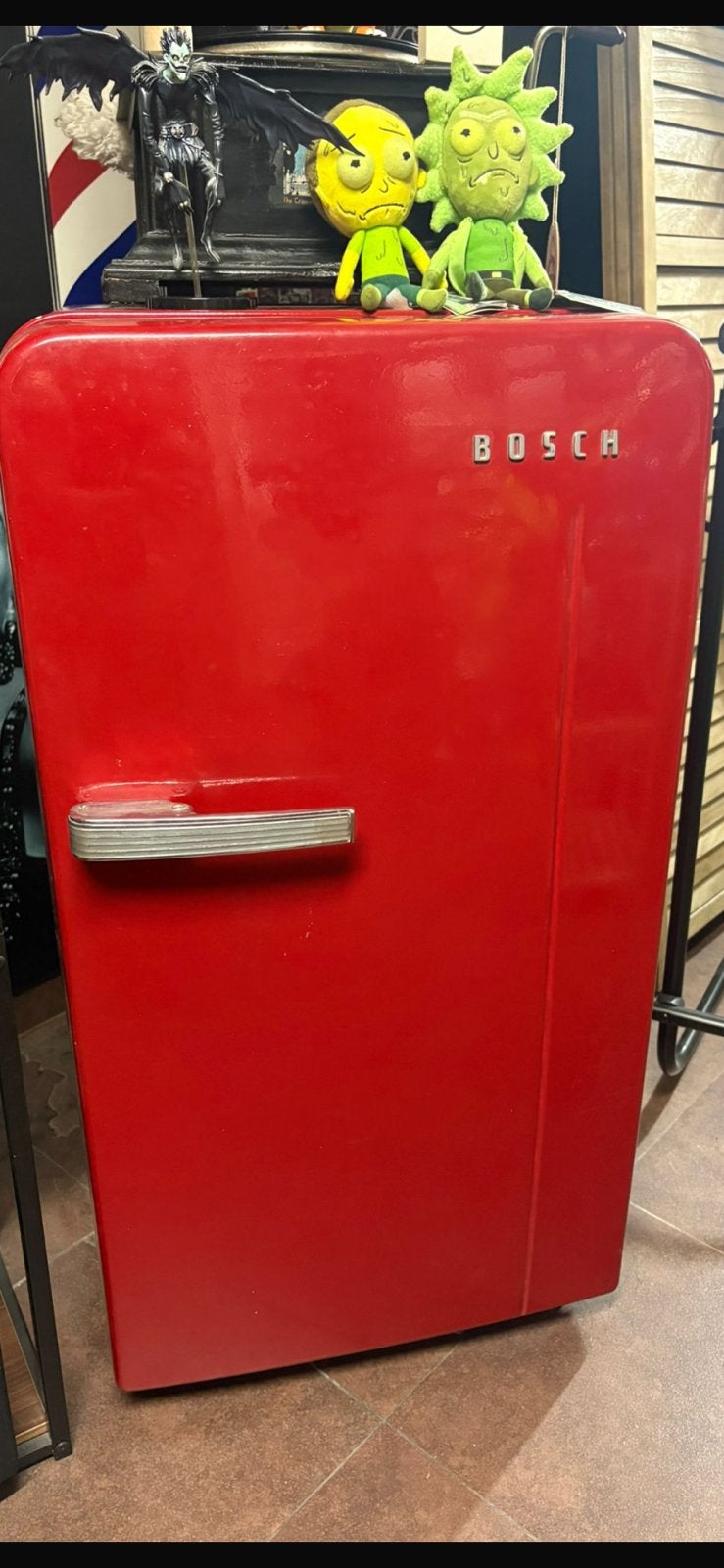 Retro Koelkast Werkt Prima, Witgoed en Apparatuur, Koelkasten en IJskasten, Ophalen, Zonder vriesvak, 200 liter of meer, 160 cm of meer