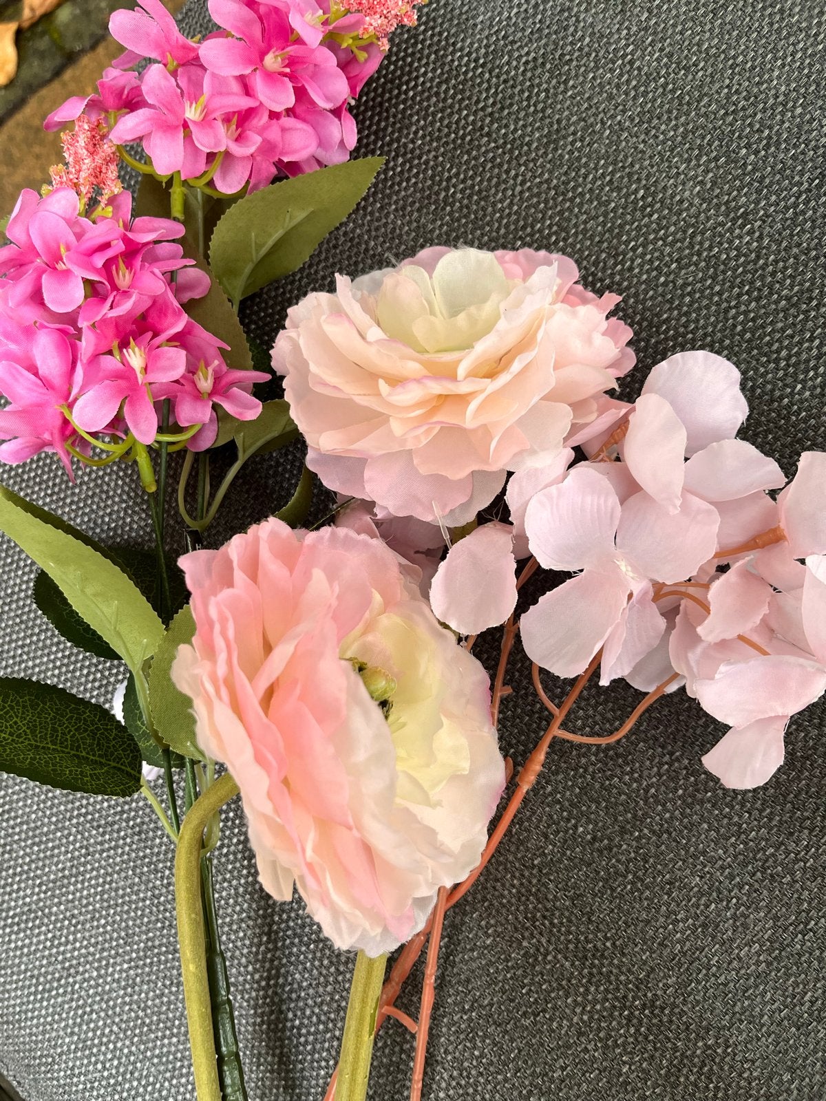 Prachtige kunstbloemen set - 5 takken in roze tinten, Binnen, Roze, Kunstbloem, Nieuw