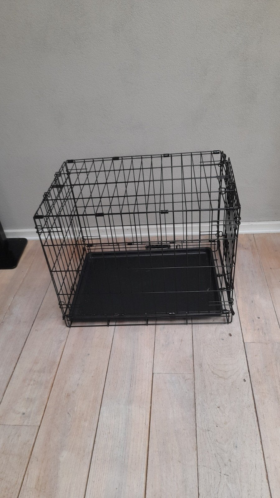 mooie zwarte gecoate bench, Ophalen, Zo goed als nieuw