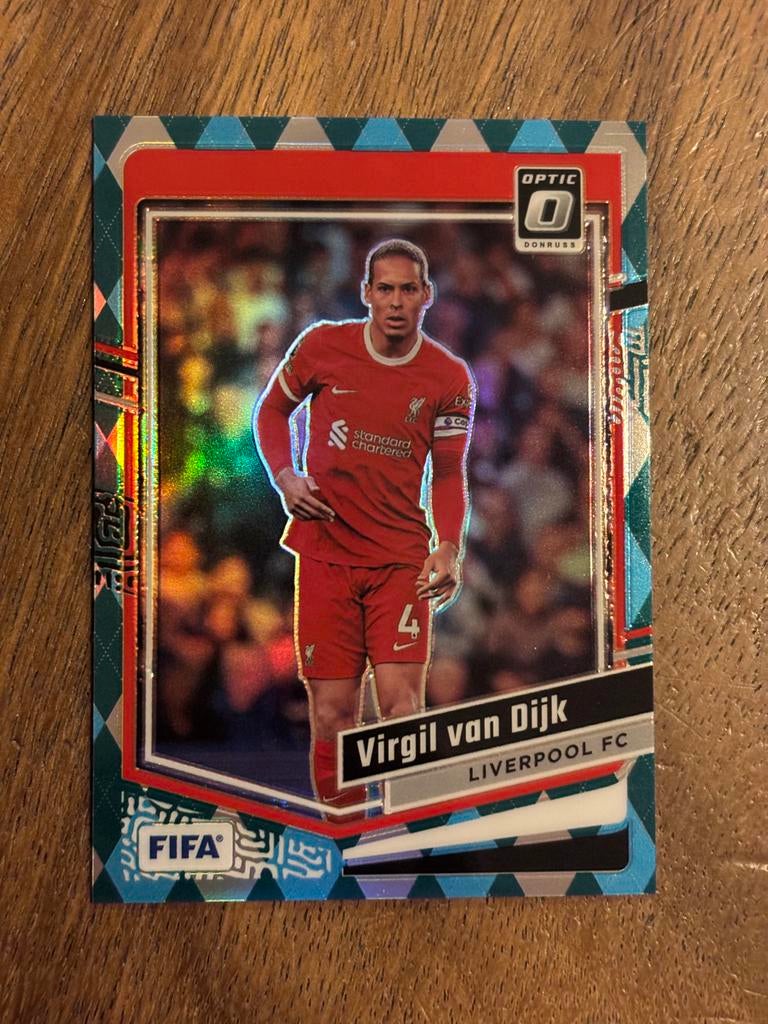 Virgil van Dijk Liverpool FC FIFA 2023-24 Panini kaart, Ophalen of Verzenden, Zo goed als nieuw, Buitenlandse clubs, Spelerskaart