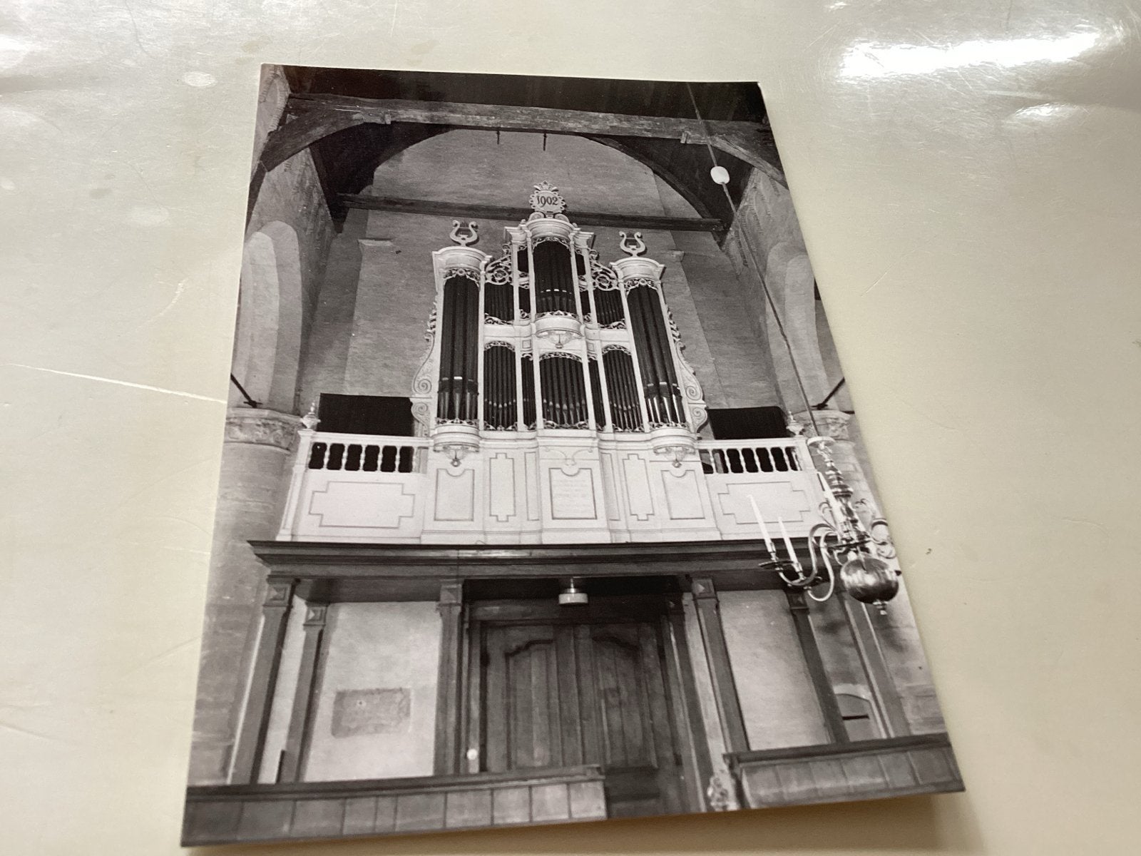 Ansichtkaart Nederlands Hervormde Kerk Geertvliet, Ophalen of Verzenden, 1940 tot 1960, Ongelopen, Zuid-Holland