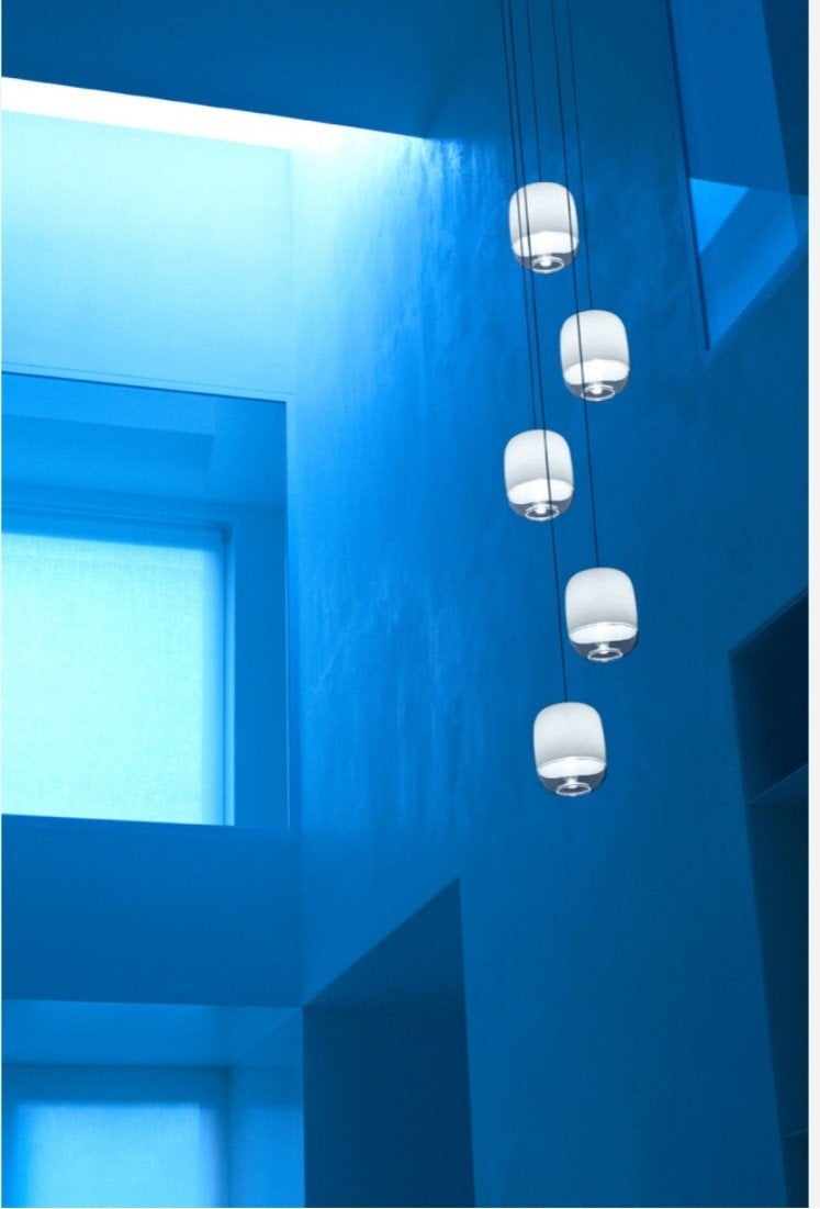 Prandina Gong/Chorus mini 5S hanglamp, Huis en Inrichting, Lampen | Hanglampen, Ophalen of Verzenden, Zo goed als nieuw, Glas