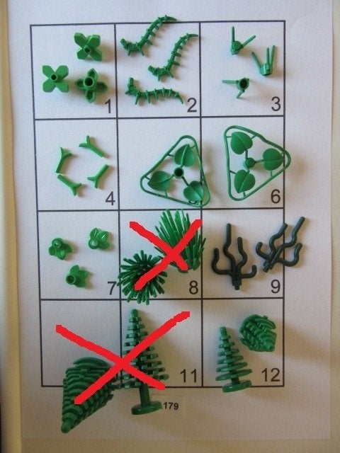L179 LEGO PLANT GRAS BLADEREN BOMEN BOOM PLANTS ruggengraat, Dalwagen 45b, 6669 CB Dodewaard, Lego, Nieuw, Ophalen of Verzenden