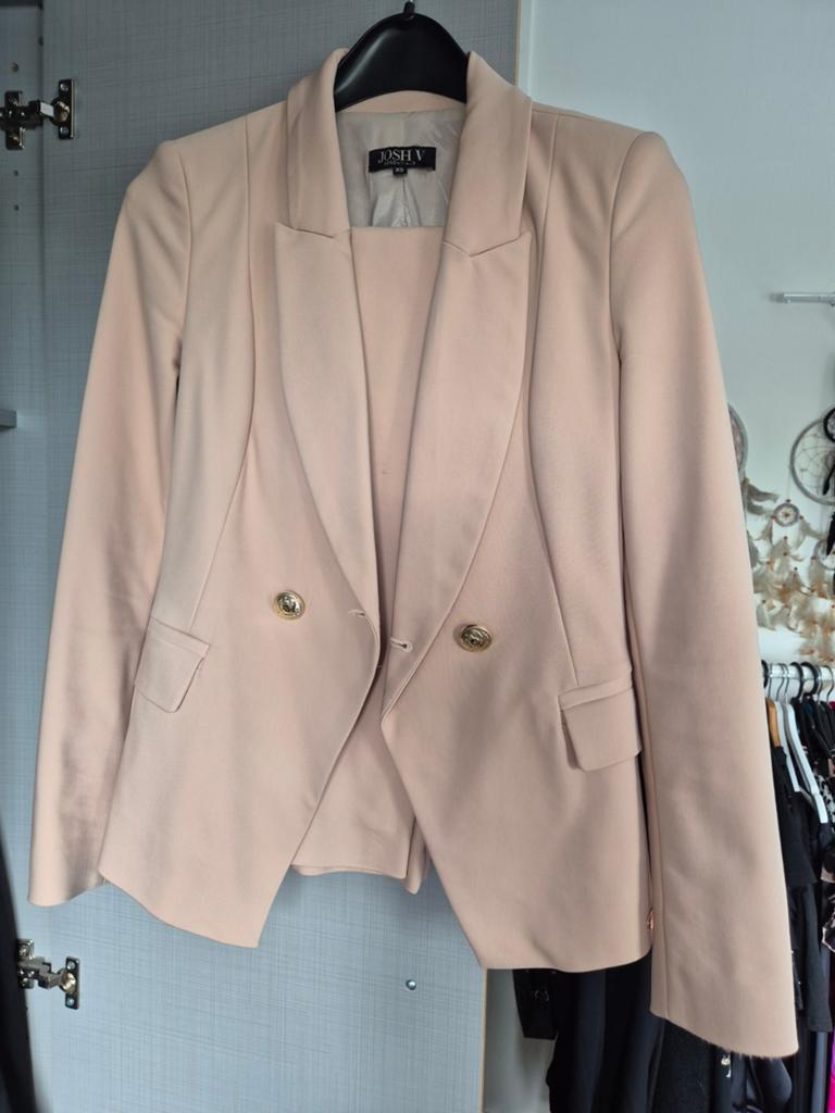 JOSH V Zora Blazer & Kris Pant - Chique Set, JOSH V, Kostuum of Pak, Beige, Ophalen of Verzenden