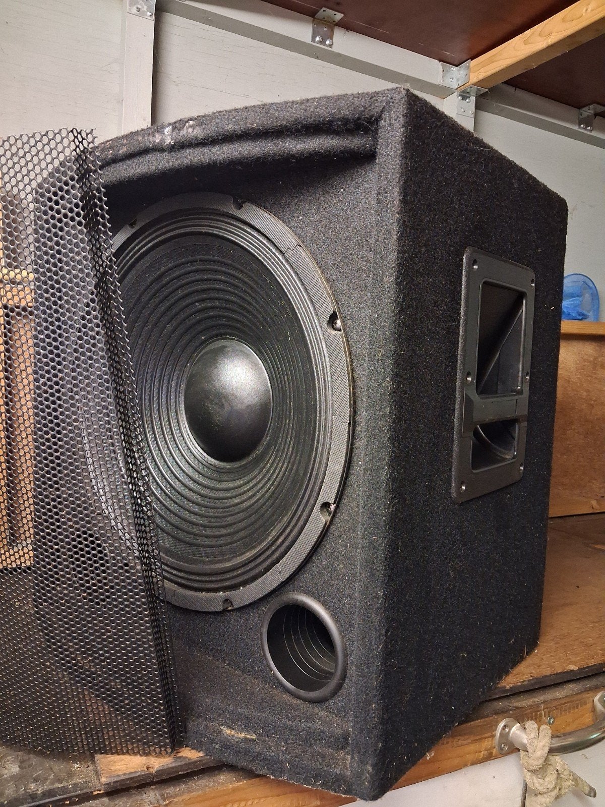Soundlab P115E Q1509 Subwoofer - 500 Watt Peak, Gebruikt, Subwoofer, Ophalen, 150 watt of meer