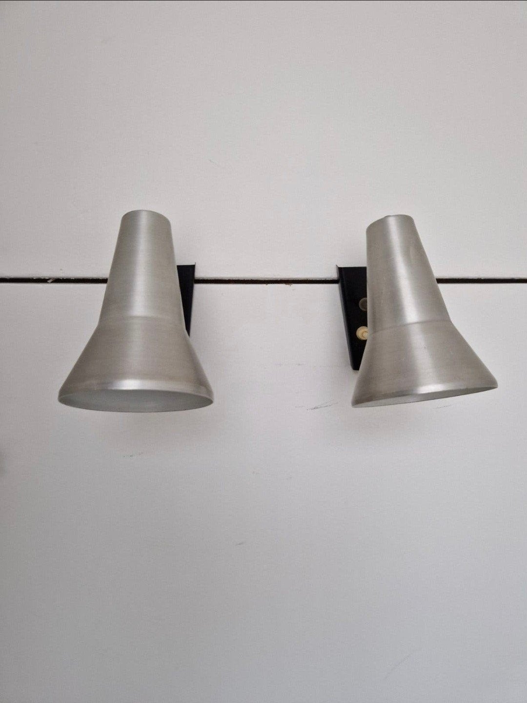 Set van 2 design vintage wandlampen bedlampen hallamp, Huis en Inrichting, Ophalen of Verzenden, Zo goed als nieuw
