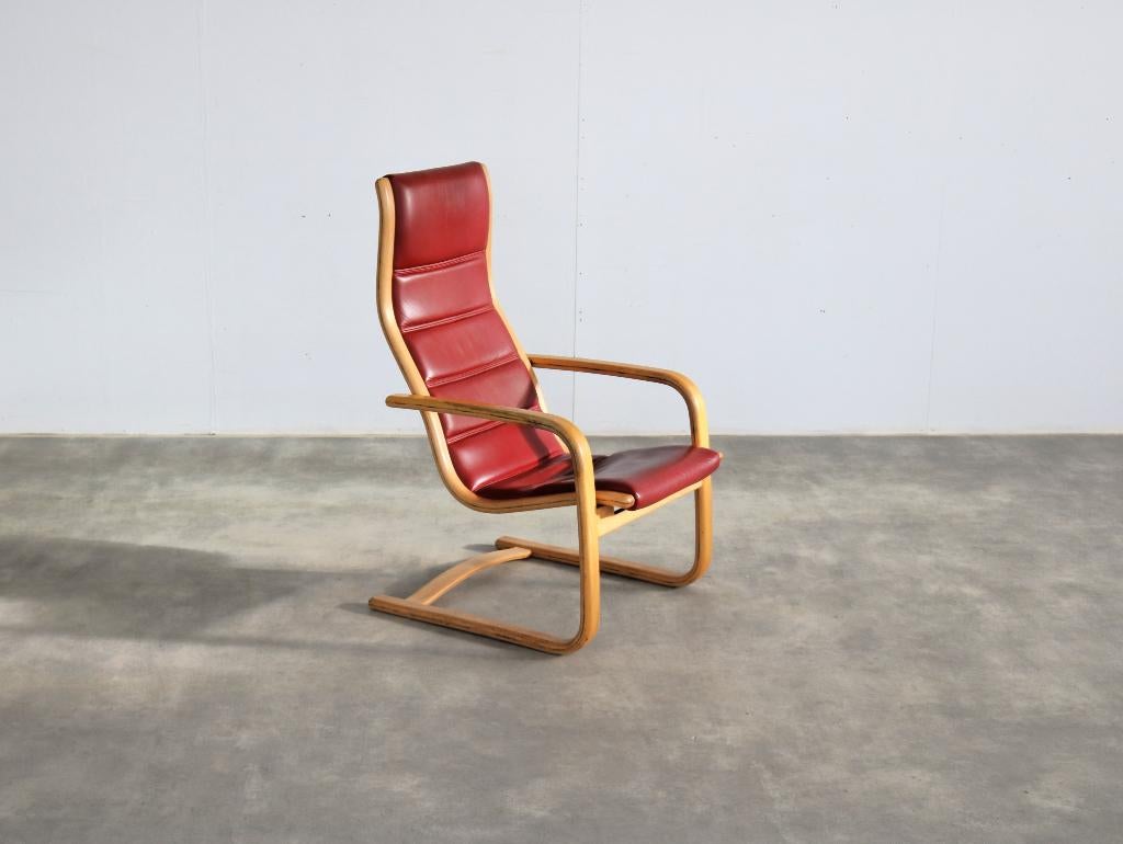 vintage fauteuil | armchair | Ekstrom | Swedese, Gebruikt, ., 75 tot 100 cm, Ophalen of Verzenden