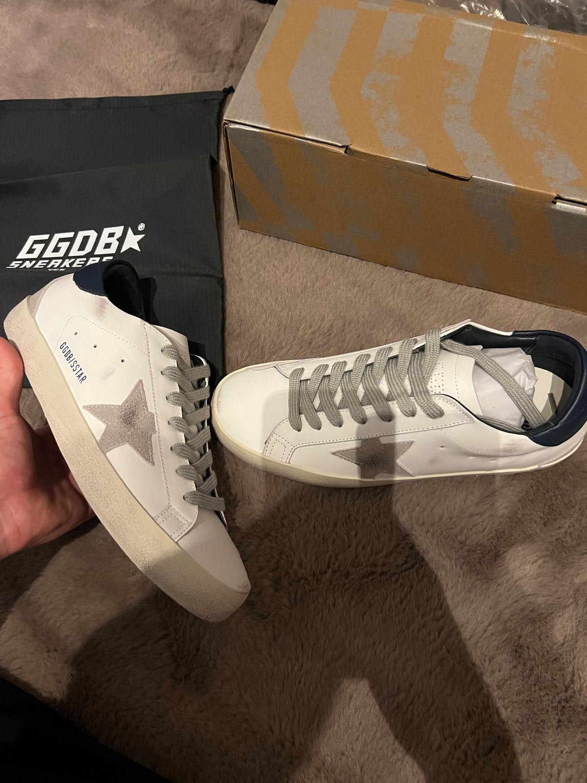 Golden Goose Sneakers - GGDBSTAR, Ophalen of Verzenden, Zo goed als nieuw, Wit, Sneakers of Gympen