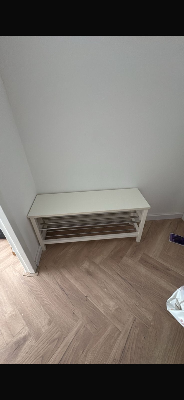 Schoenenrek bankje, Ophalen, Zo goed als nieuw
