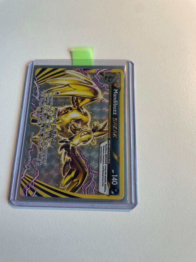 Pokémon Mandibuzz BREAK kaart XY182, Verzenden, Zo goed als nieuw, Losse kaart, Foil