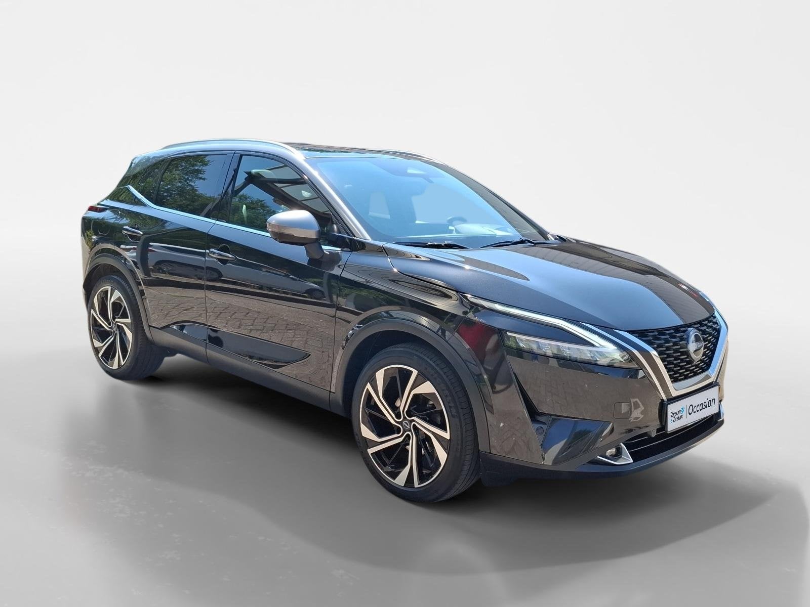 Nissan Qashqai 1.3 MHEV Xtronic Tekna Plus | 1800 kg trekgew, Auto's, Nissan, 12 maanden, Euro 6, Zwart, Qashqai