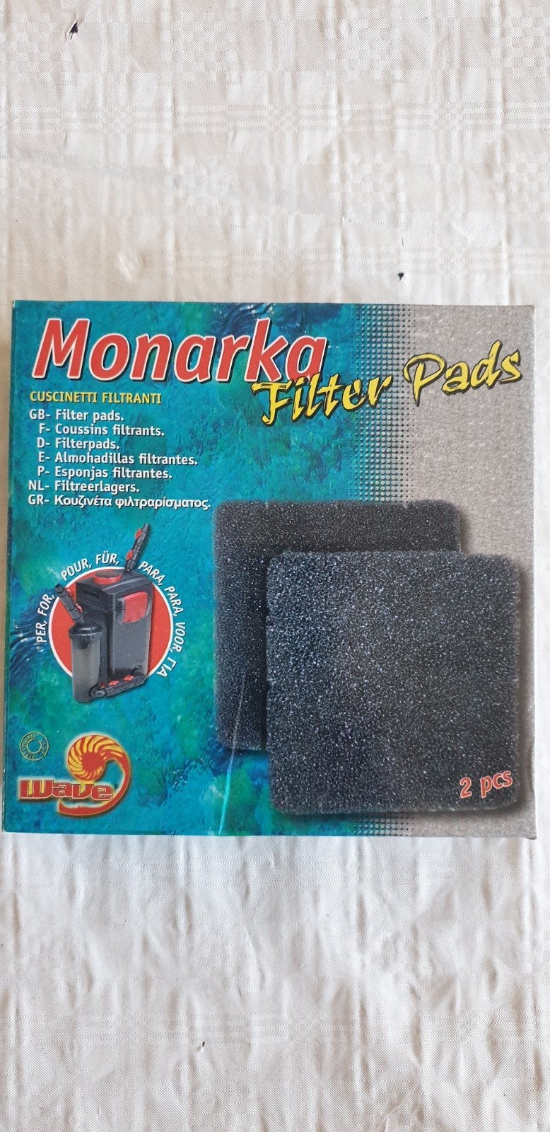 Wave Filter pads voor Monarka buitenfilter, Dieren en Toebehoren, Ophalen of Verzenden, Nieuw, Overige typen, Overige merken