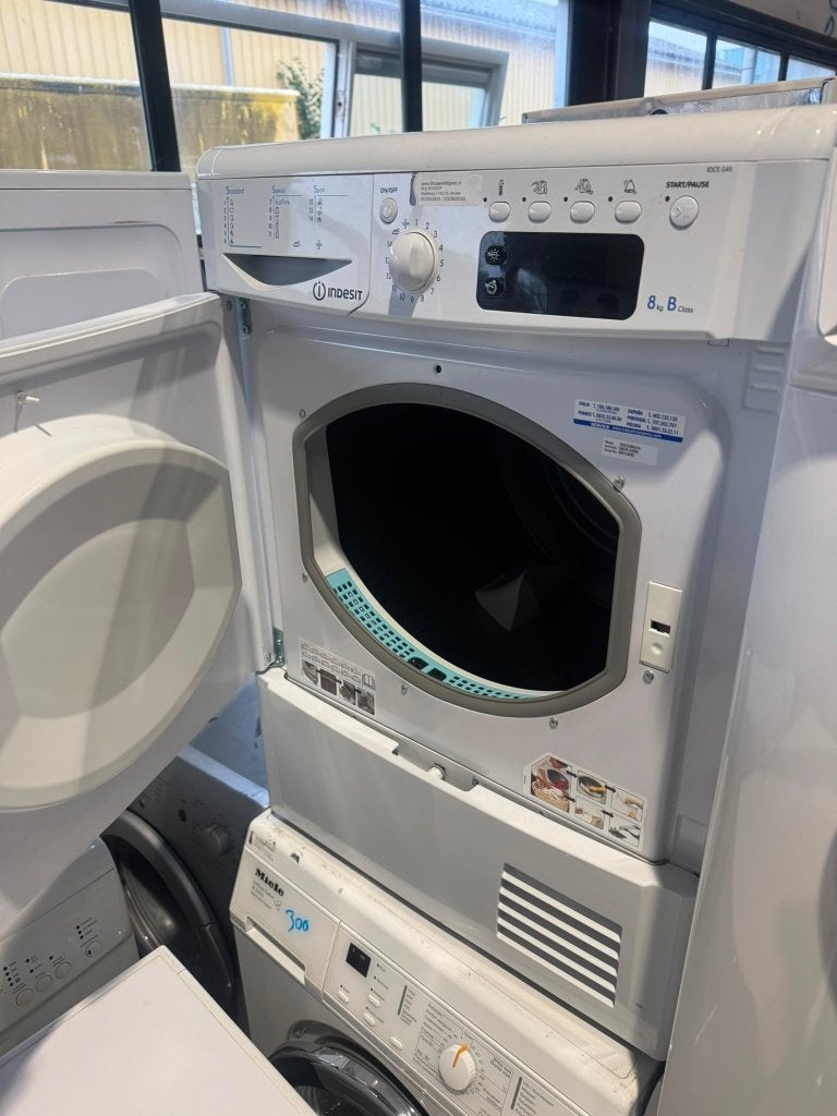 Indesit Condensdroger schoon garantie bezorging, Witgoed en Apparatuur, Wasdrogers, 6 tot 8 kg, Gebruikt, Ophalen of Verzenden