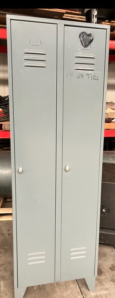 Metalen Lockerkast 60x50x186 cm - Grijs, Ophalen, Zo goed als nieuw, Industrie