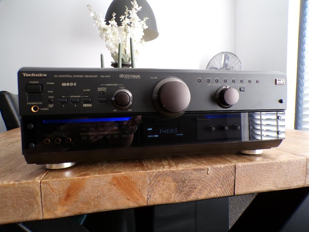 Topklasse Technics SA-AX6 receiver + SL-PS500a MASH cdspeler, Overige merken, 70 watt of meer, Ophalen of Verzenden, Zo goed als nieuw