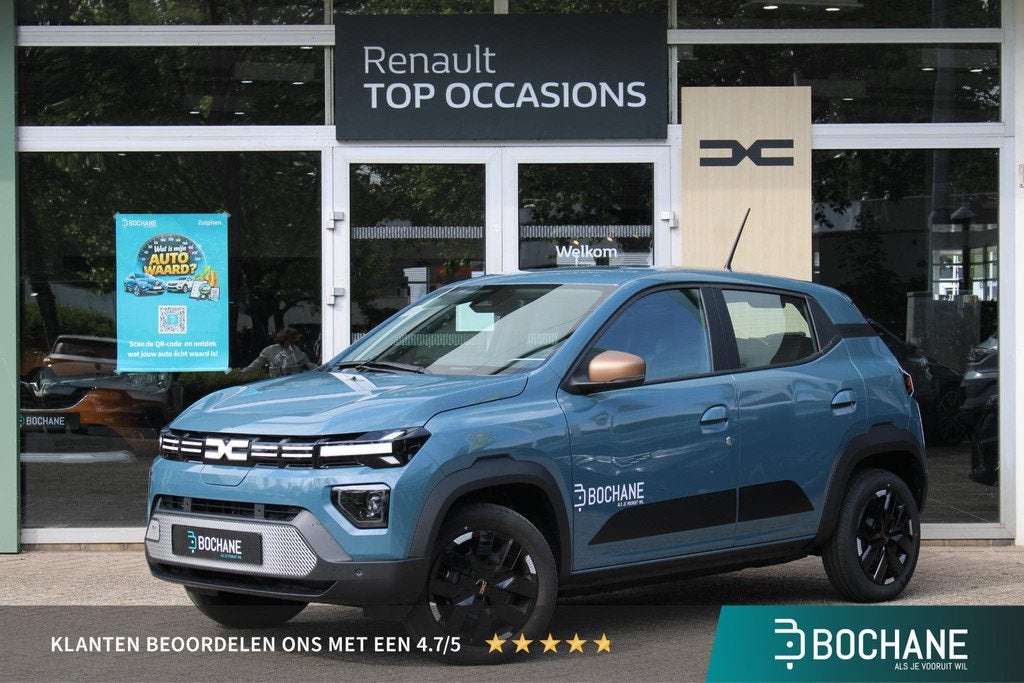 Dacia Spring Extreme 100 24.3 kWh | DEMO, Auto's, 970 kg, Stof, Huisgarantie, Met garantie (alle)
