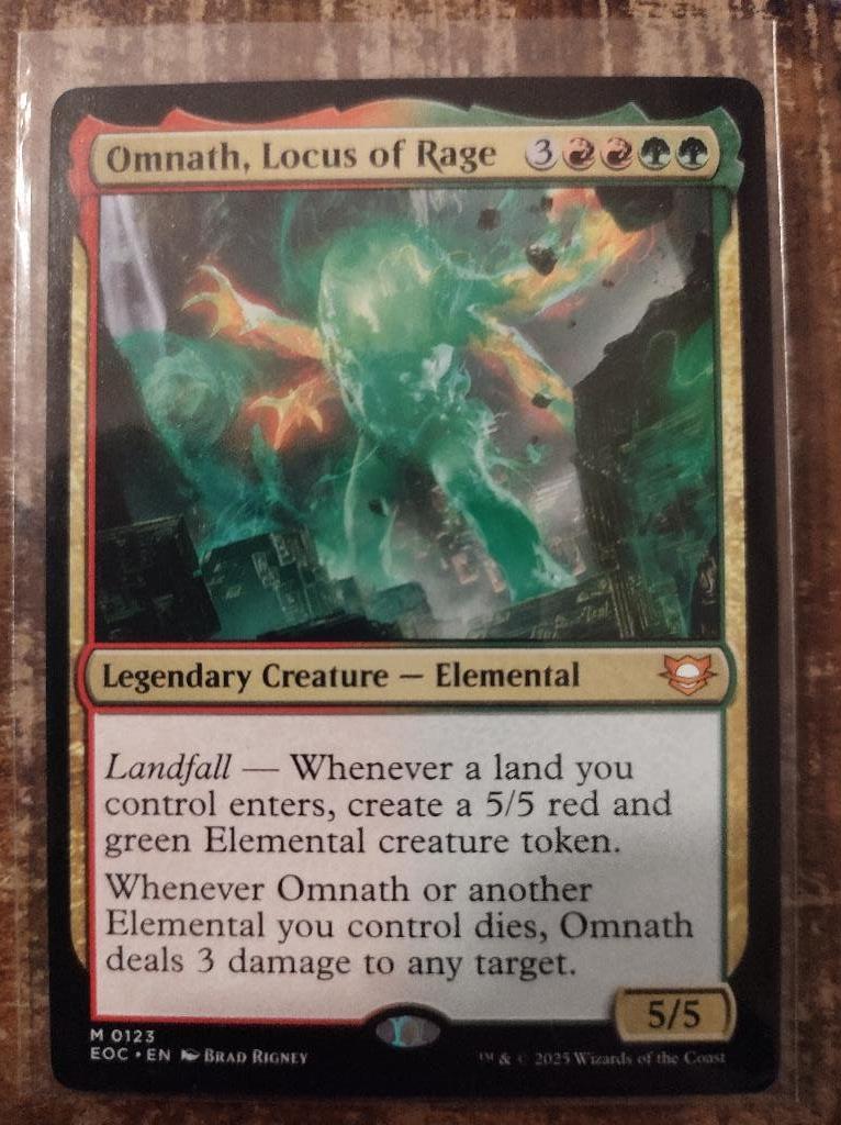 Omnath, locus of rage commander deck, Ophalen of Verzenden, Zo goed als nieuw, Speeldeck