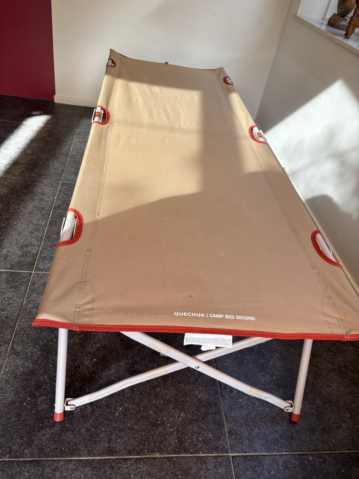 Quechua inklapbar veldbed / stretcher, Caravans en Kamperen, Kampeeraccessoires, Zo goed als nieuw, Ophalen
