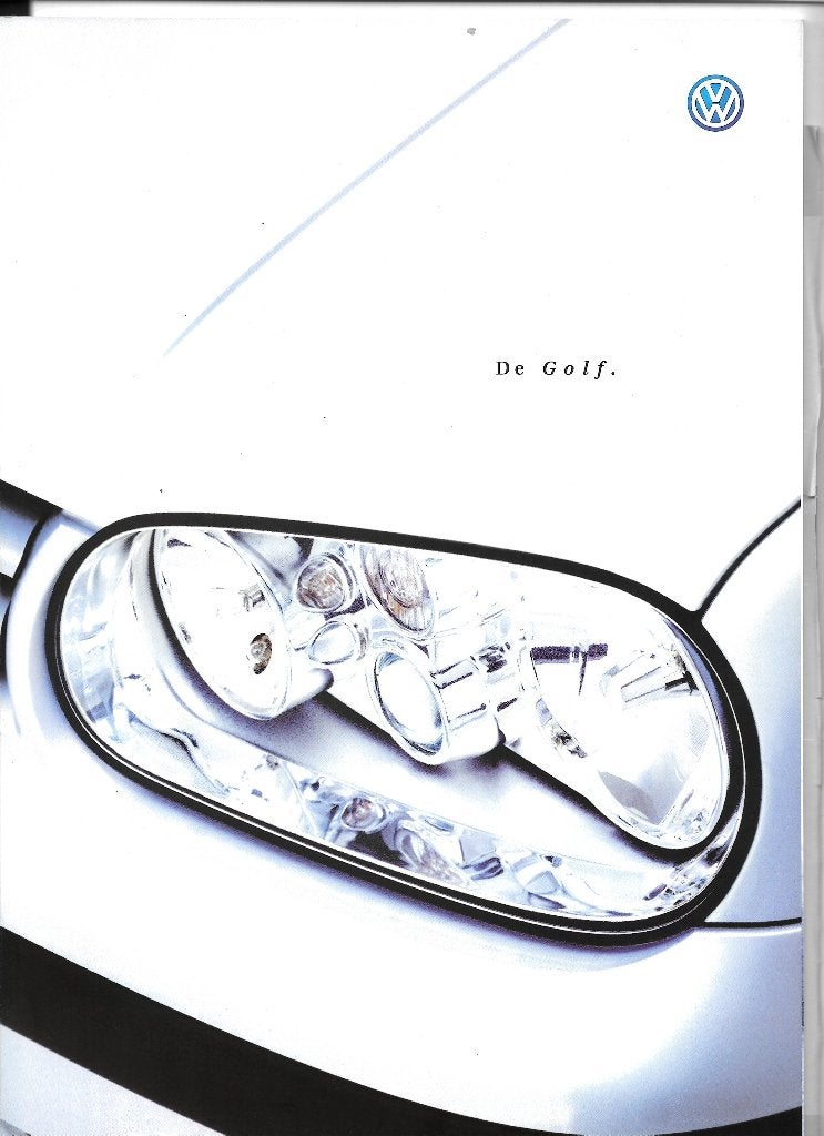 VOLKSWAGEN GOLF 2001, Ophalen of Verzenden, Zo goed als nieuw, Volkswagen