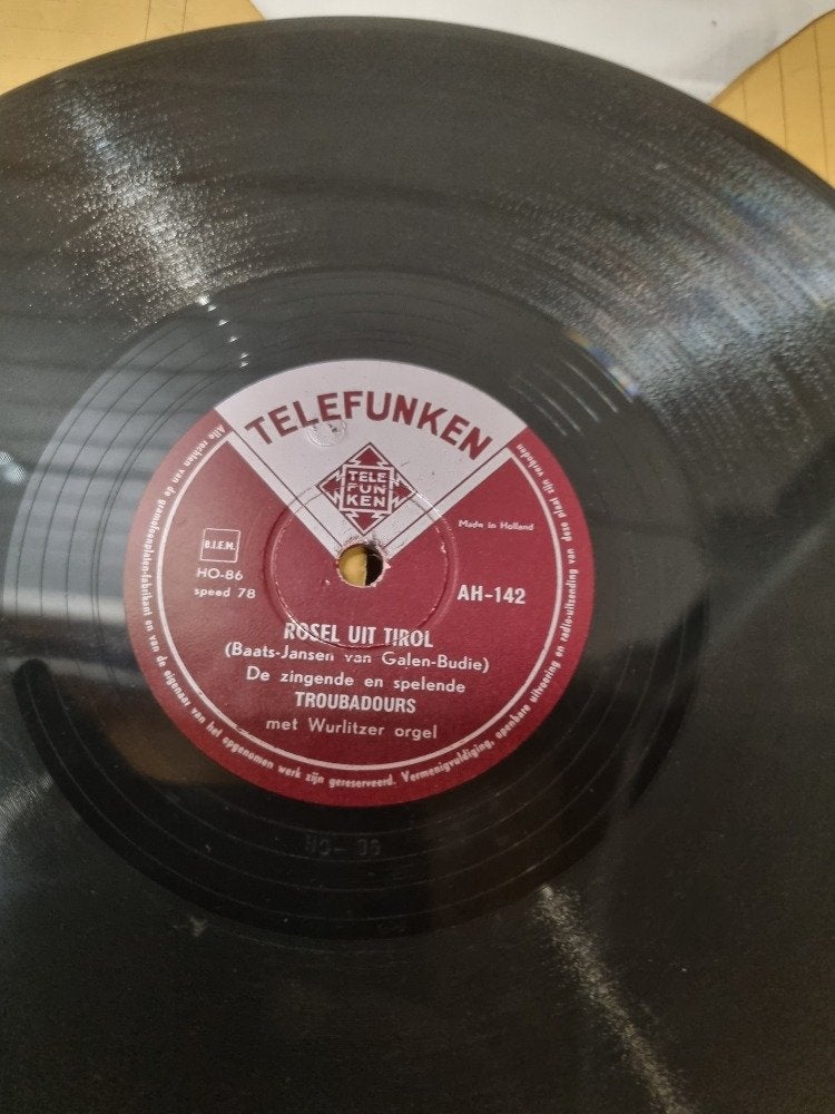 lp bakkeliet platen vintage 39 stuks 78 toeren, Cd's en Dvd's, Vinyl | Overige Vinyl, Ophalen of Verzenden