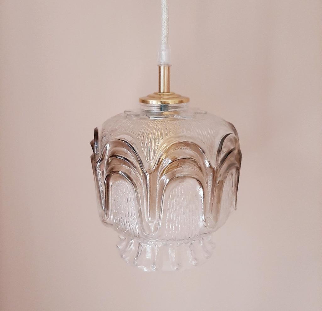 Vintage hanglamp | Bubble lamp | Helena Tynell stijl, Ophalen of Verzenden, Glas, Minder dan 50 cm