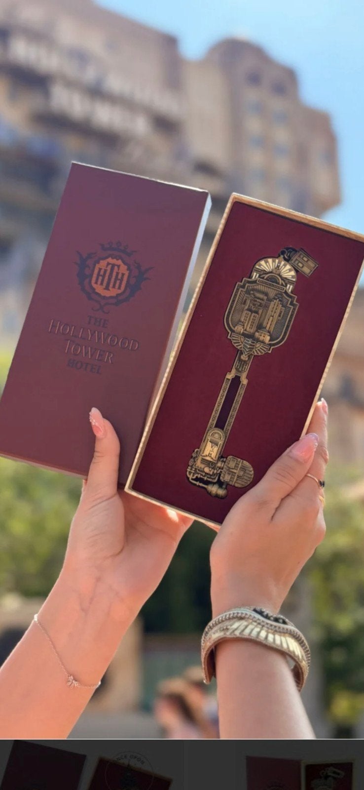 Jumbo THT Hollywood Tower Hotel sleutel Disneyland Parijs, Verzenden, Nieuw
