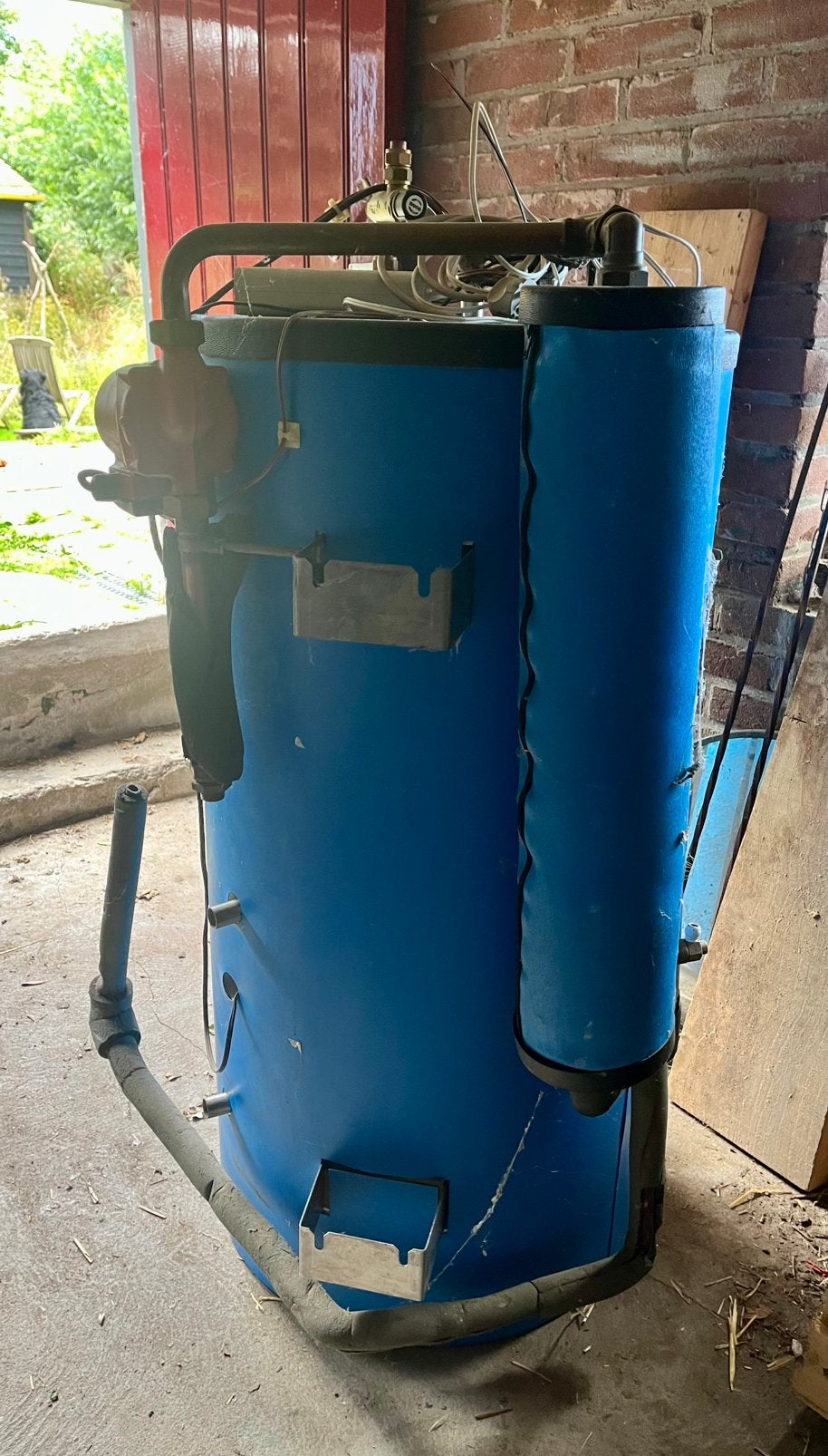 Zonneboiler, Doe-het-zelf en Verbouw, Geisers en Boilers, Ophalen, Zo goed als nieuw, Boiler, Onbekend