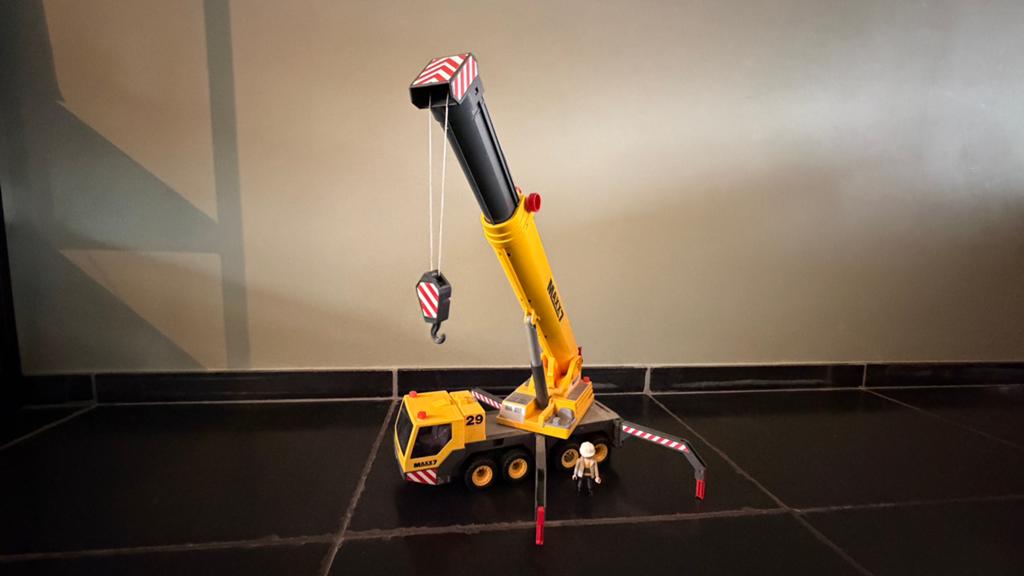 Playmobil mobiele kraan 4036, Ophalen of Verzenden, Gebruikt