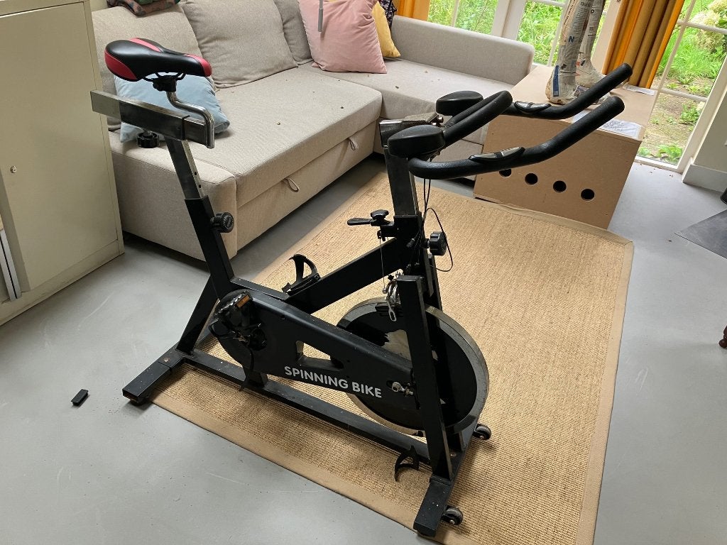 spinning bike / fiets, Sport en Fitness, Ophalen, Gebruikt, Spinningfiets, Metaal