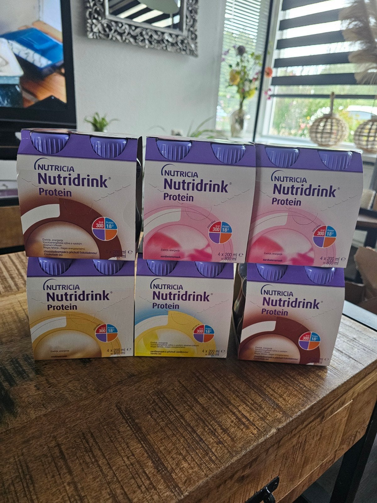 6 pakken  24 flesjes nutridrink  protein, Ophalen