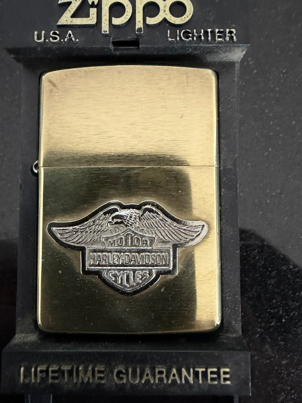 Zippo Harley Davidson, Ophalen of Verzenden, Zo goed als nieuw