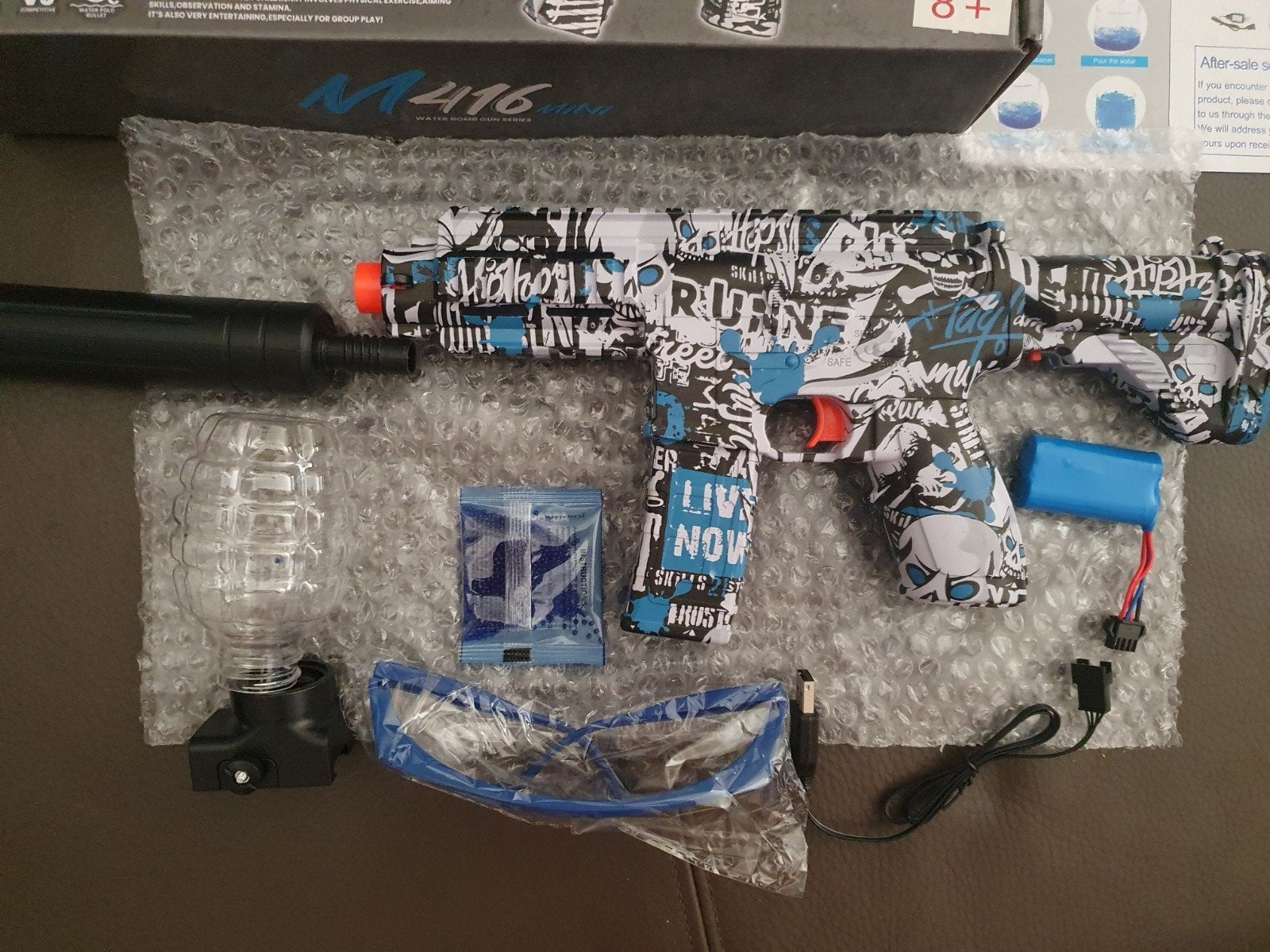 Nieuwe Elektrische Gel Blaster M416 Mini – Compleet!, Ophalen of Verzenden, Nieuw