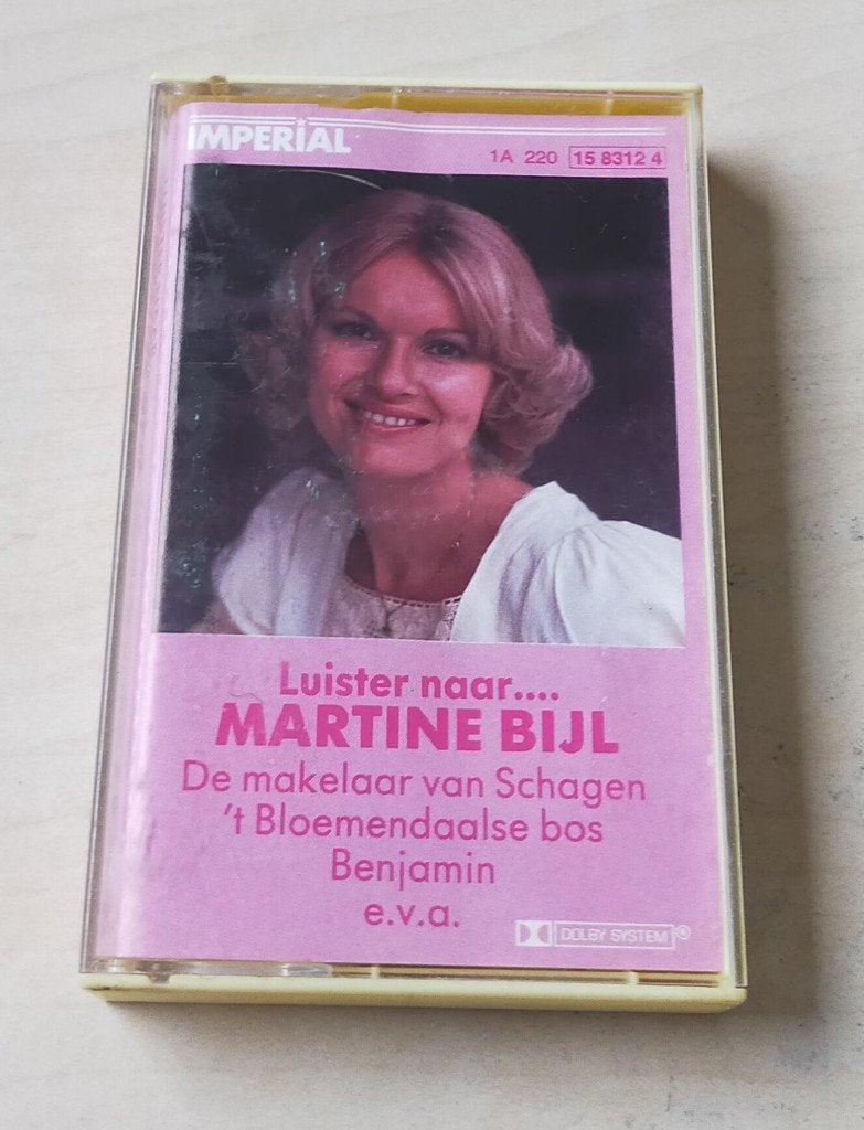 Martine Bijl - Luister Naar ... Cassette MC 1985, Cd's en Dvd's, Cassettebandjes, 1 bandje, Ophalen of Verzenden, Pop, Communications@umusic.com
