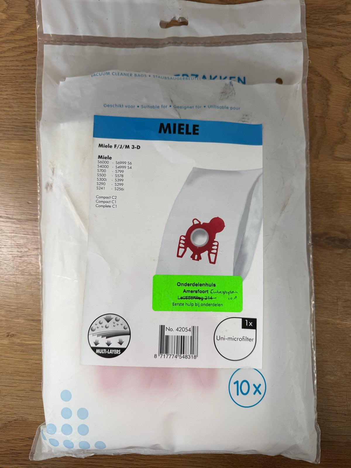 Miele F/J/M 3D HyClean stofzuigerzakken 7 stuks, Stofzak, Nieuw, Ophalen of Verzenden, Miele