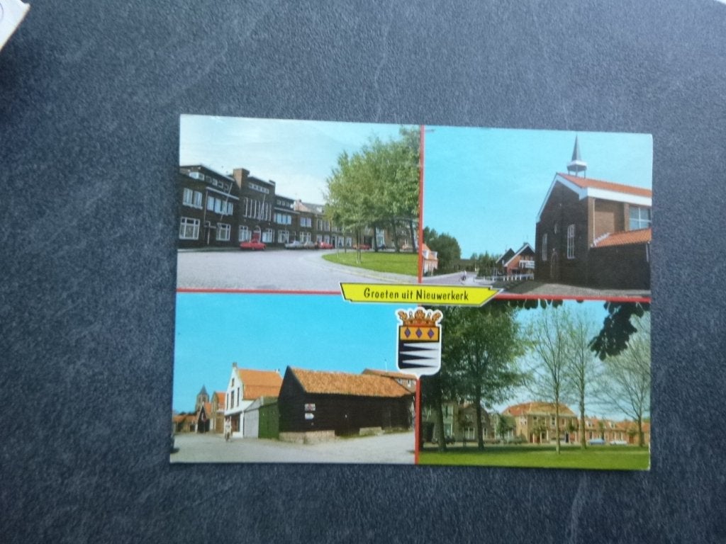 Nieuwerkerk, groeten uit 1981, Verzenden, 1980 tot heden, Gelopen, Noord-Brabant