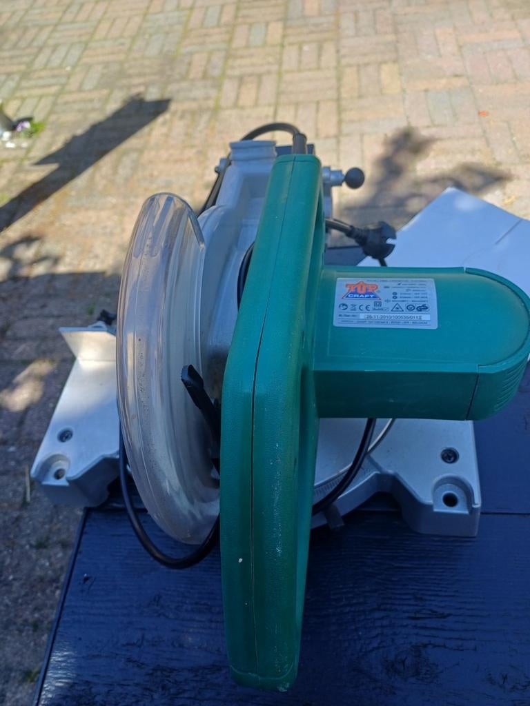 Topcraft afkortzaag - Zo goed als nieuw (  Langeveen ), Doe-het-zelf en Verbouw, Gereedschap | Zaagmachines, Ophalen of Verzenden