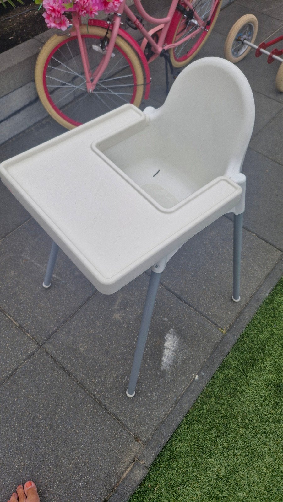 IKEA Antilop kinderstoel met eetblad, Ophalen of Verzenden, Gebruikt, Overige typen, Afneembaar eetblad