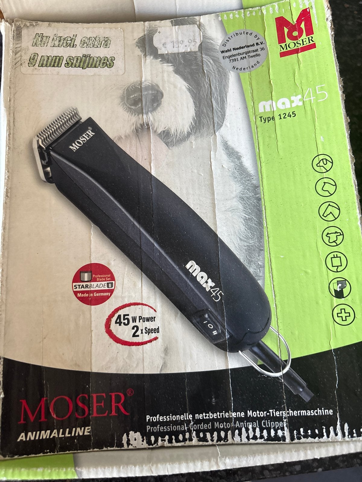 Tondeuse voor dieren, merk Moser, Ophalen, Gebruikt