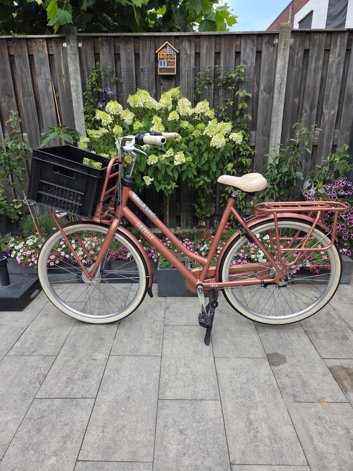 Gazelle Heavy Duty 59cm, Fietsen en Brommers, Fietsen | Dames | Omafietsen, 56 cm of meer, Ophalen, Gebruikt, Versnellingen
