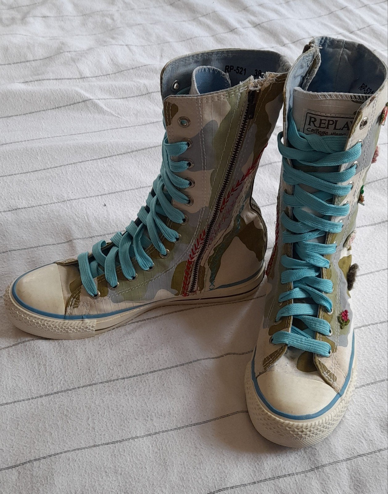 Replay College Wear hoge sneakers maat 38, Ophalen of Verzenden