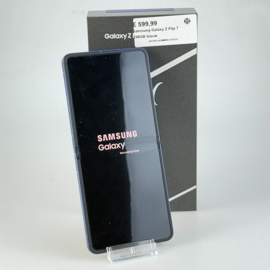 Samsung Galaxy Z Flip 7 256GB blauw, Telecommunicatie, Mobiele telefoons | Samsung, Samsung, Zo goed als nieuw, Support@Samsung.com