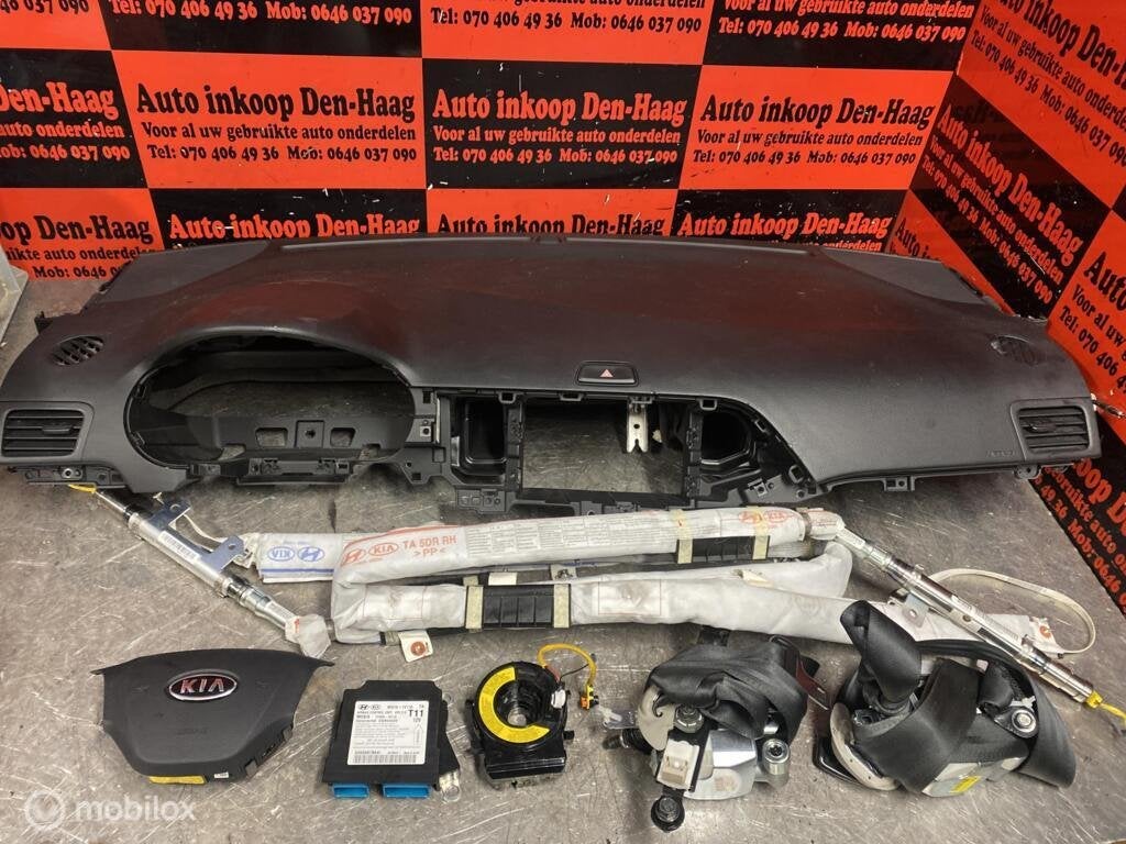 Kia Picanto II ('11-'17) Airbag Set - COMPLEET, Ophalen of Verzenden, Kia, Gebruikt, Kia