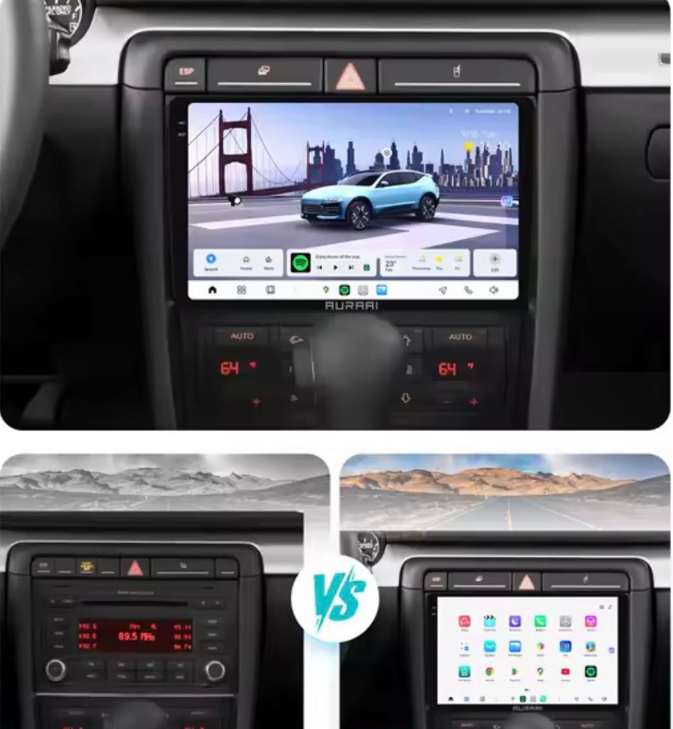Audi A4 / Seat Exeo Android Radio Navigatie Multimedia Syst, Ophalen of Verzenden, Zo goed als nieuw