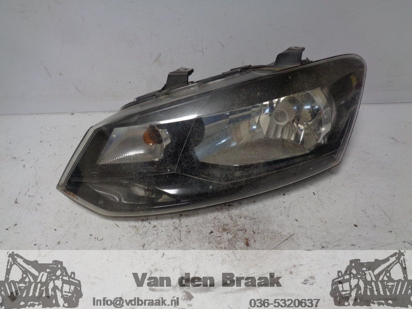 Volkswagen Polo 6R 2009-2014 Koplamp links, Auto-onderdelen, Verlichting, Gebruikt, -, Volkswagen, Herkomst onderdeel bekend