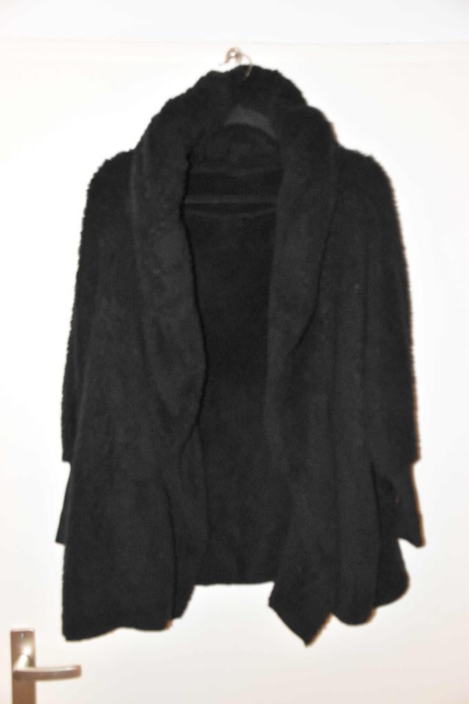 superleuk nieuw zwart fluffy vest maat XXL met capuchon, Zwart, Maat 46/48 (XL) of groter, Nieuw, Ophalen of Verzenden