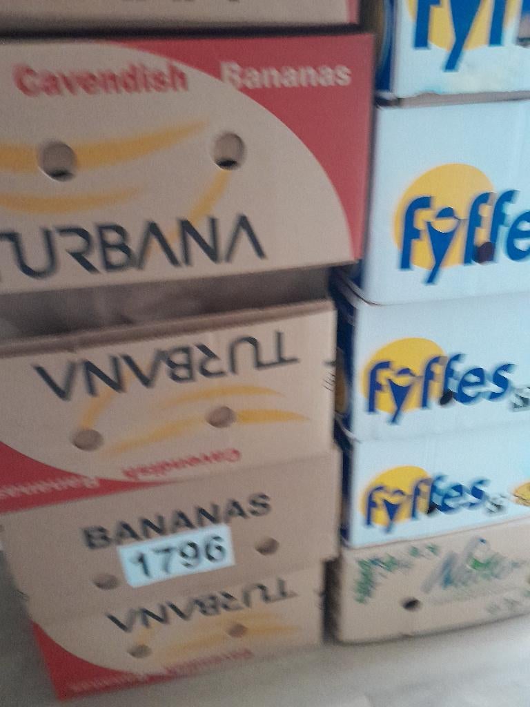 verhuisdoos , heb er 15 , bananendoos, Doe-het-zelf en Verbouw, Kratten en Dozen, Ophalen, Doos, 40 tot 60 cm, 50 tot 75 cm
